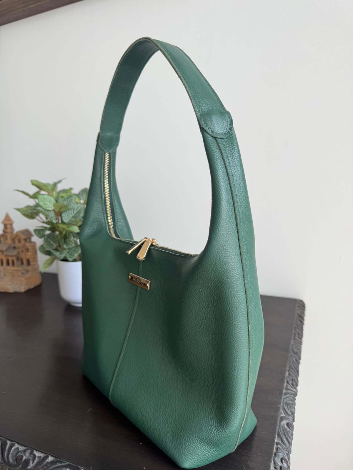 Hobo con cierre - Verde