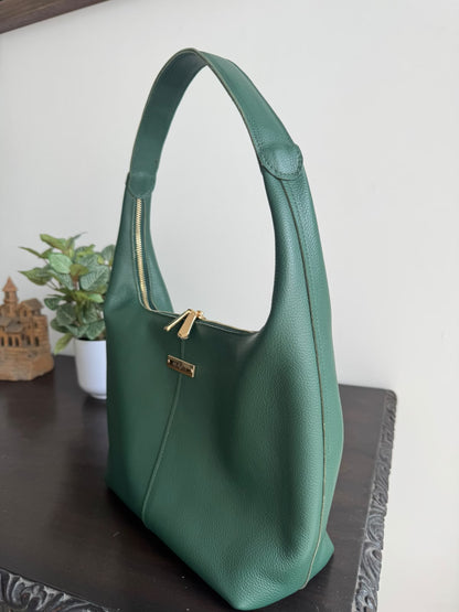 Hobo con cierre - Verde