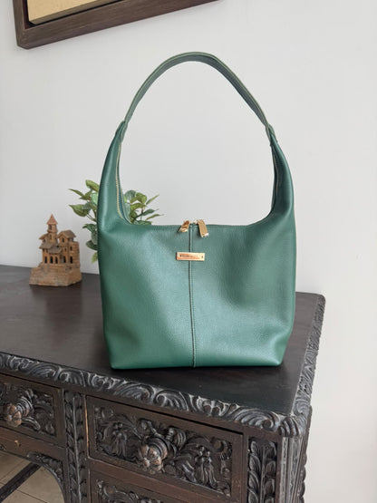 Hobo con cierre - Verde