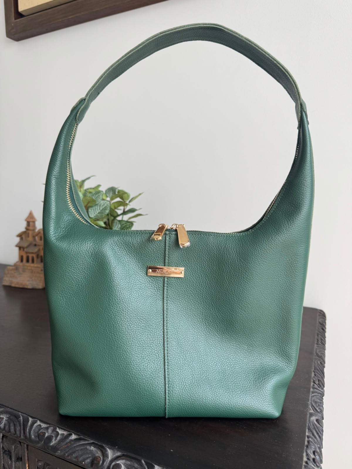 Hobo con cierre - Verde